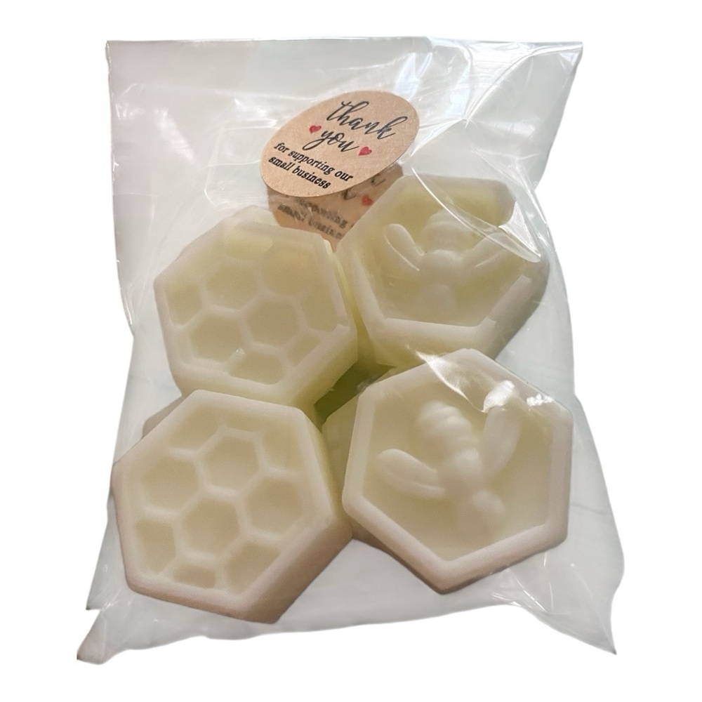 Handmade Goat Milk Mini Soap 2 Packs for $7.00 Bees & Honeycomb designs